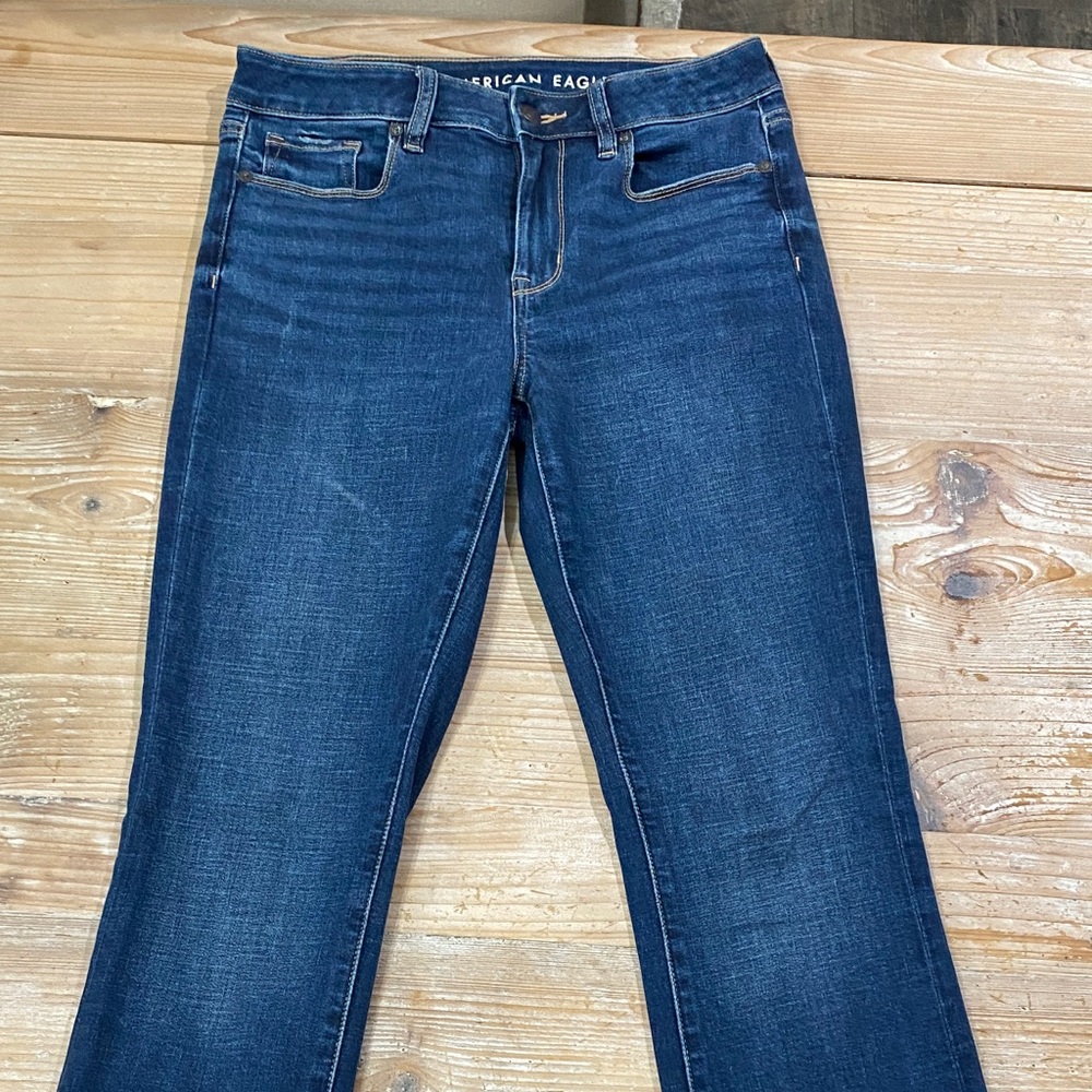 American Eagle Outfitters Dark Blue Flare Jeans